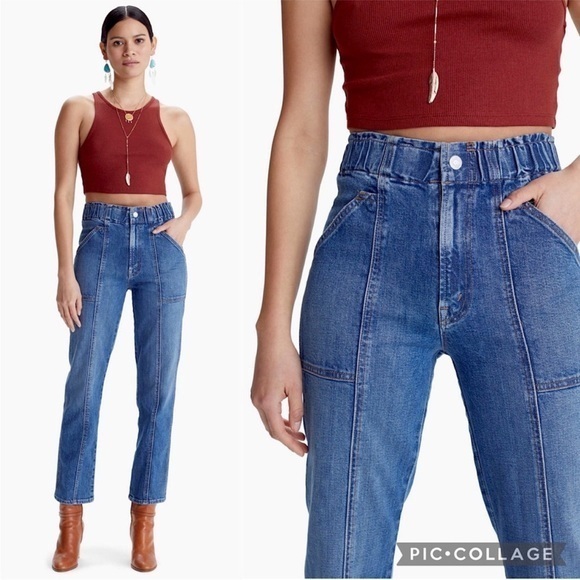 MOTHER Denim - Mother Jeans The Springy Ankle in Cowboys Don’t Cry